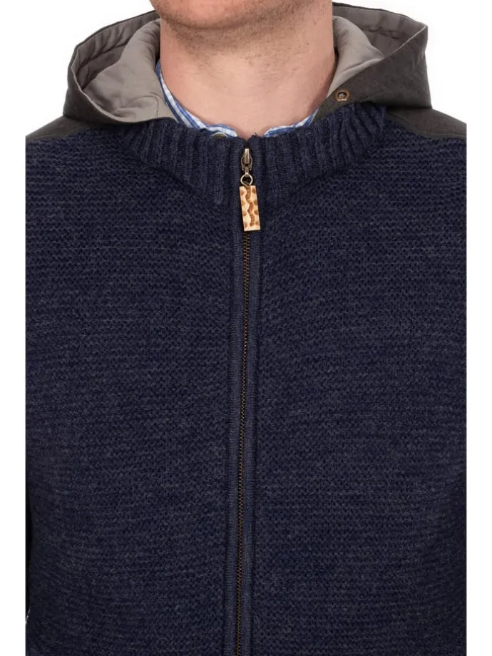 Strickjacke BRUNECK in blau