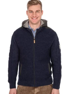 Strickjacke BRUNECK in blau