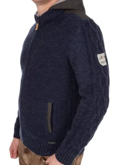 Strickjacke BRUNECK in blau