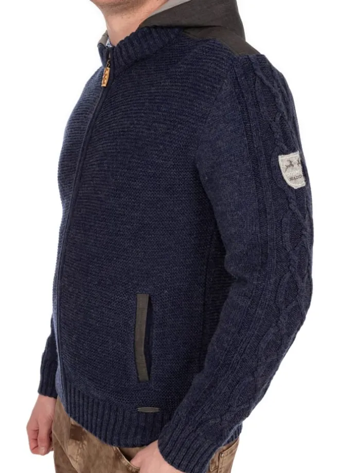 Strickjacke BRUNECK in blau