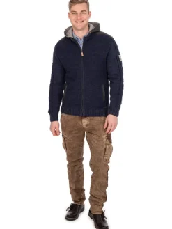 Strickjacke BRUNECK in blau
