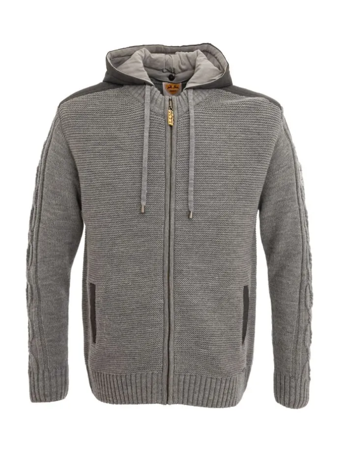 Strickjacke BRUNECK in grau