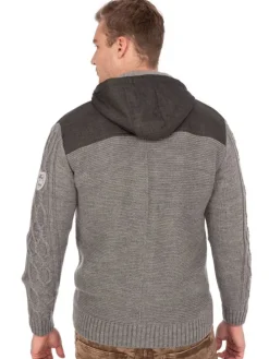 Strickjacke BRUNECK in grau