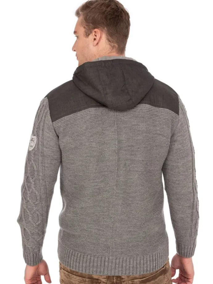 Strickjacke BRUNECK in grau