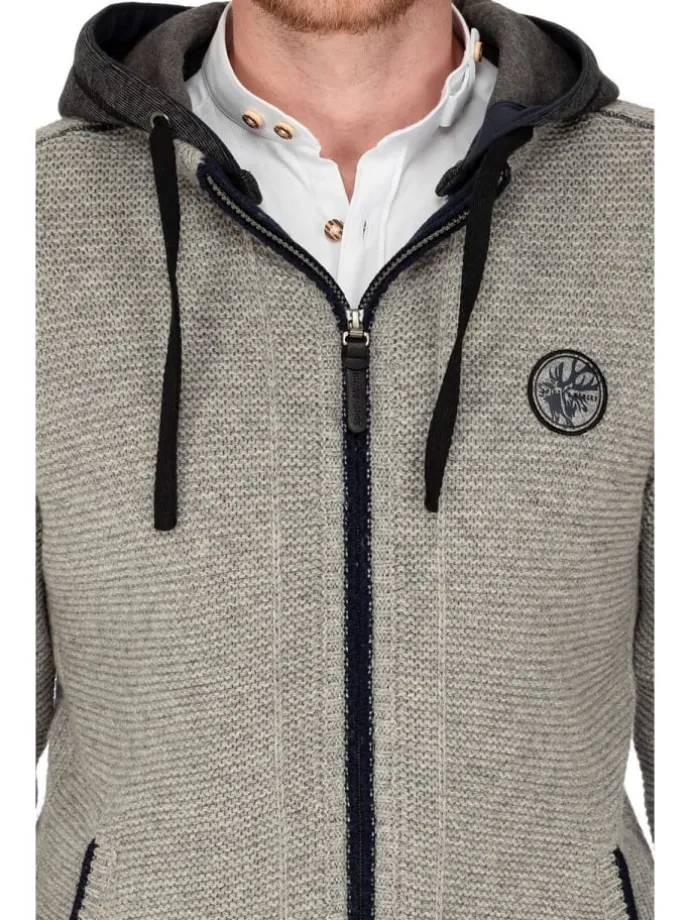 Strickjacke ECHO in grau