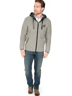Strickjacke ECHO in grau