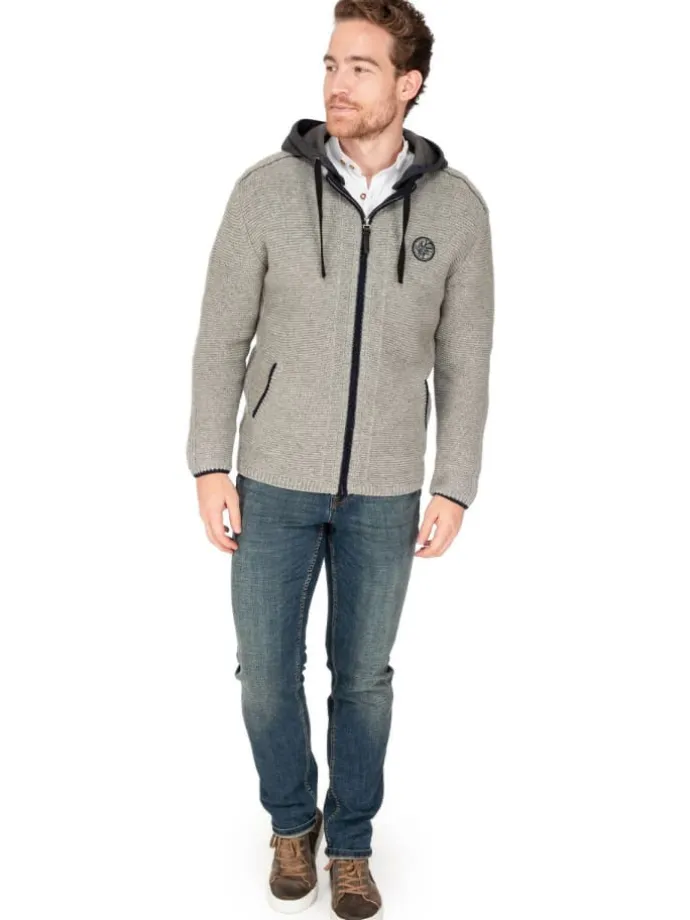 Strickjacke ECHO in grau