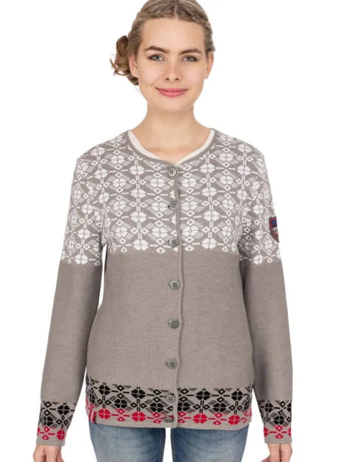 Strickjacke EISNERALM in grau