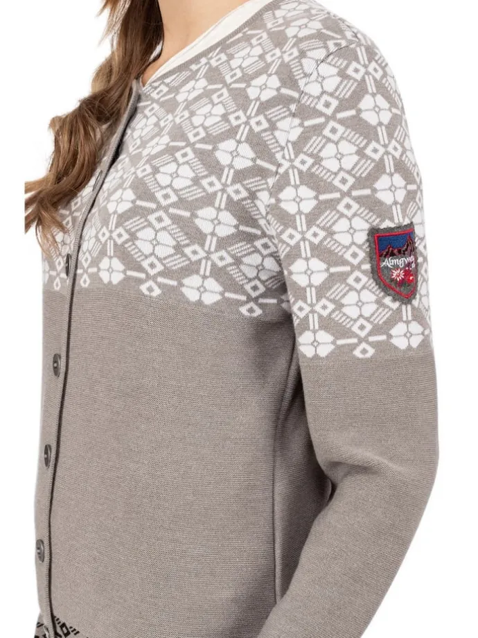 Strickjacke EISNERALM in grau