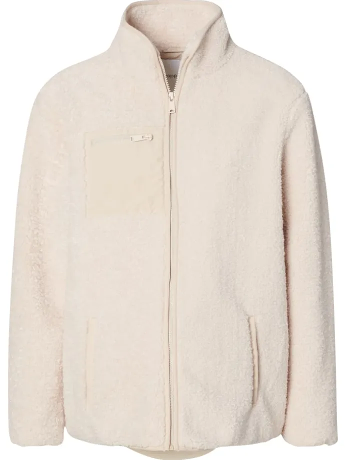 Strickjacke Fakse in Light Sand