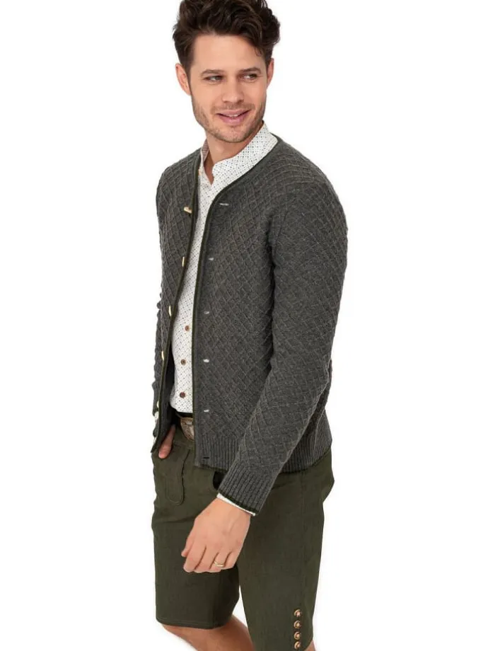 Strickjacke HE-SCM-71 in anthrazit