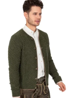 Strickjacke HE-SCM-71 in khaki