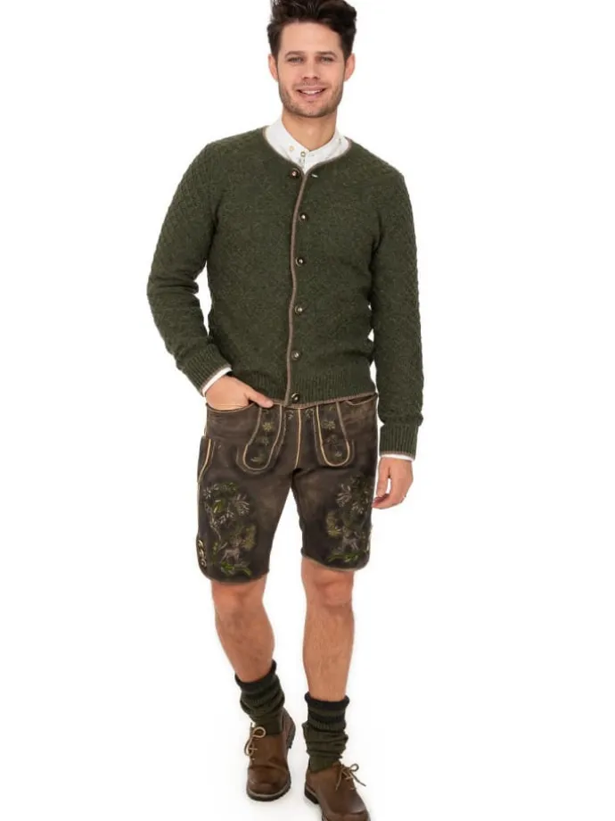 Strickjacke HE-SCM-71 in khaki