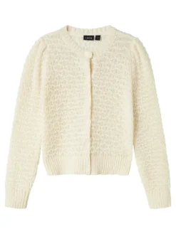 Strickjacke in Antique White