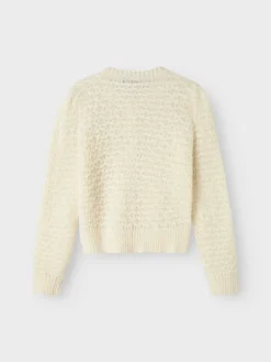 Strickjacke in Antique White