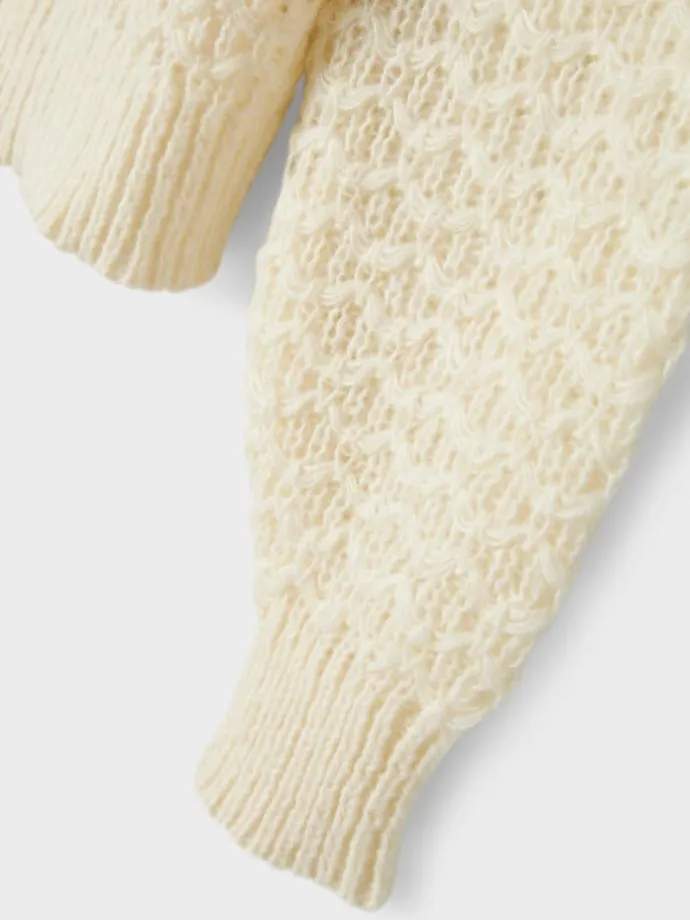 Strickjacke in Antique White