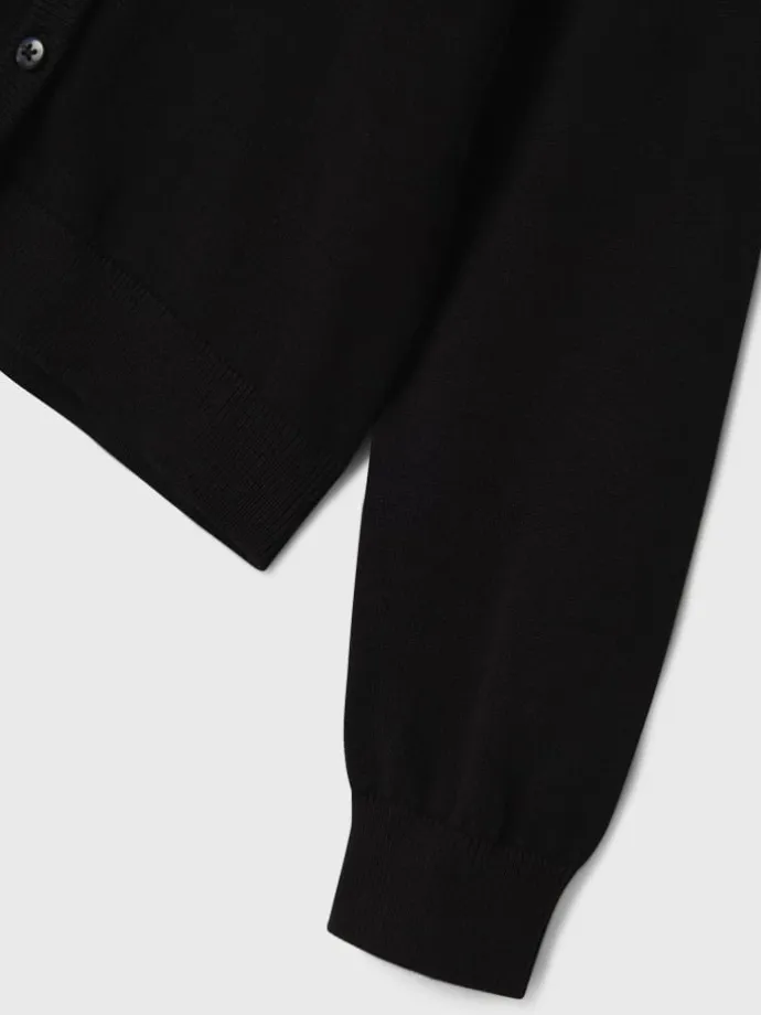 Strickjacke in Black