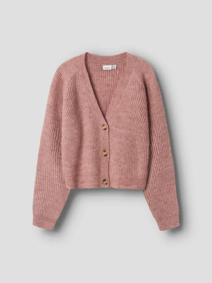 Strickjacke in Deauville Mauve