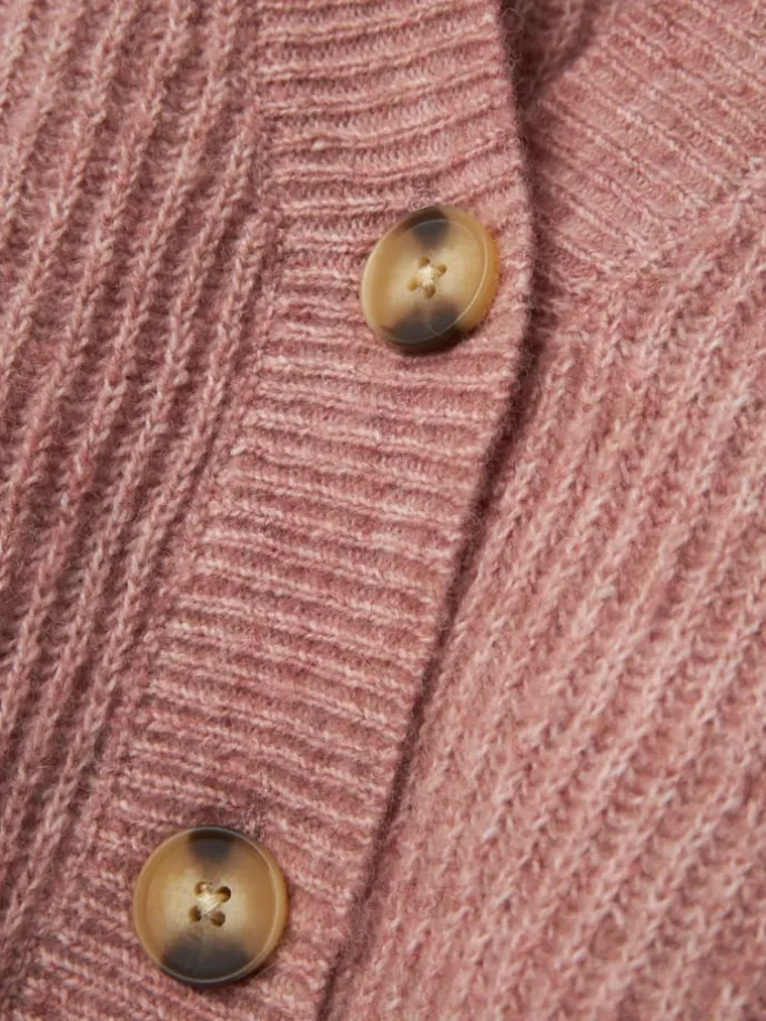 Strickjacke in Deauville Mauve