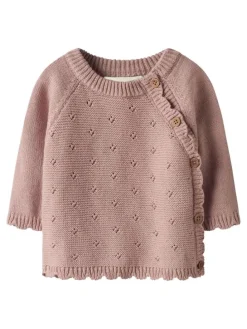 Strickjacke in Misty Rose