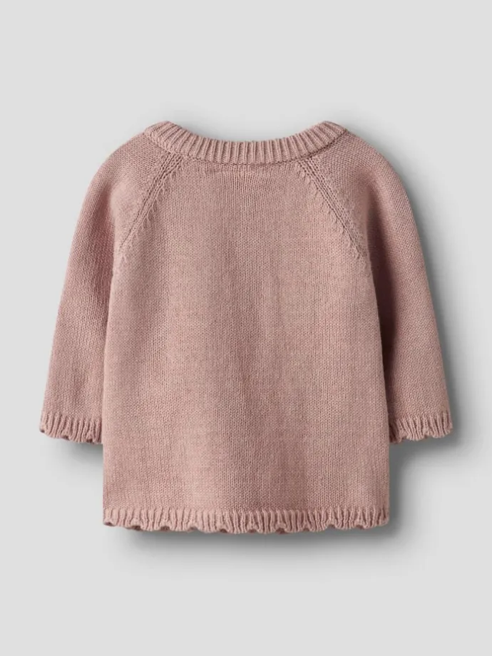 Strickjacke in Misty Rose
