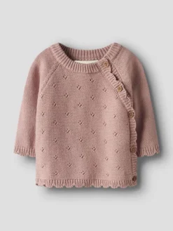 Strickjacke in Misty Rose