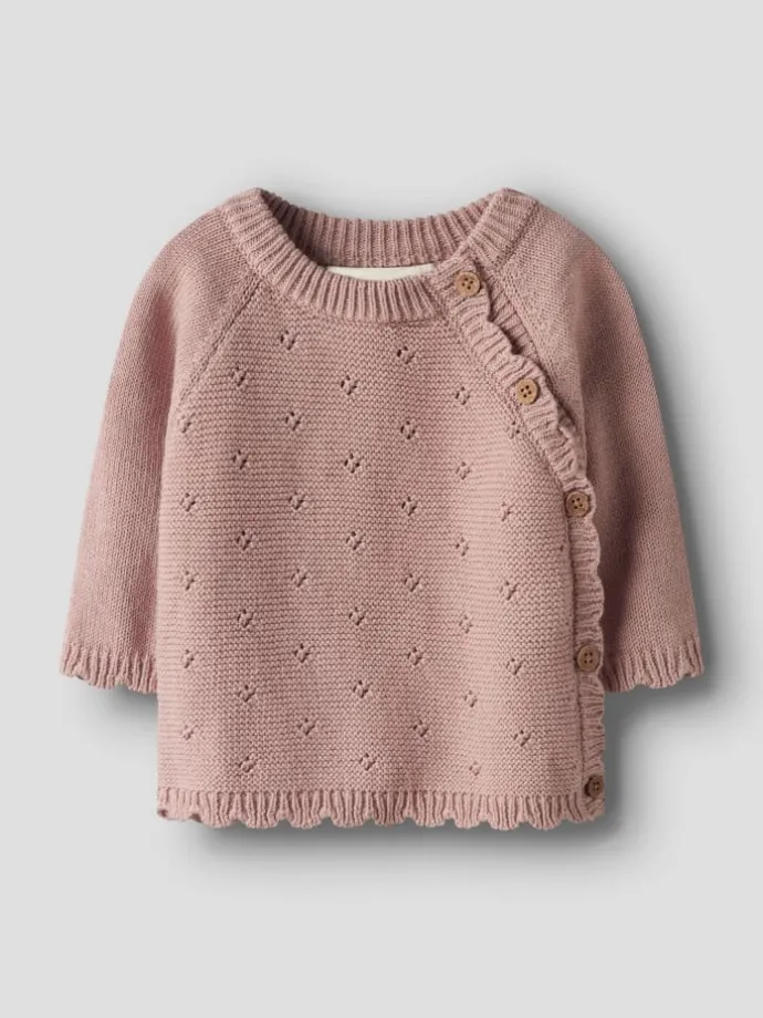 Strickjacke in Misty Rose