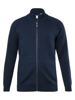 Strickjacke in navy blau