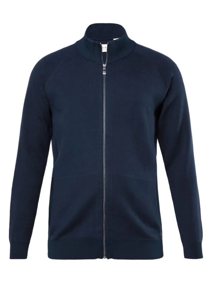 Strickjacke in navy blau