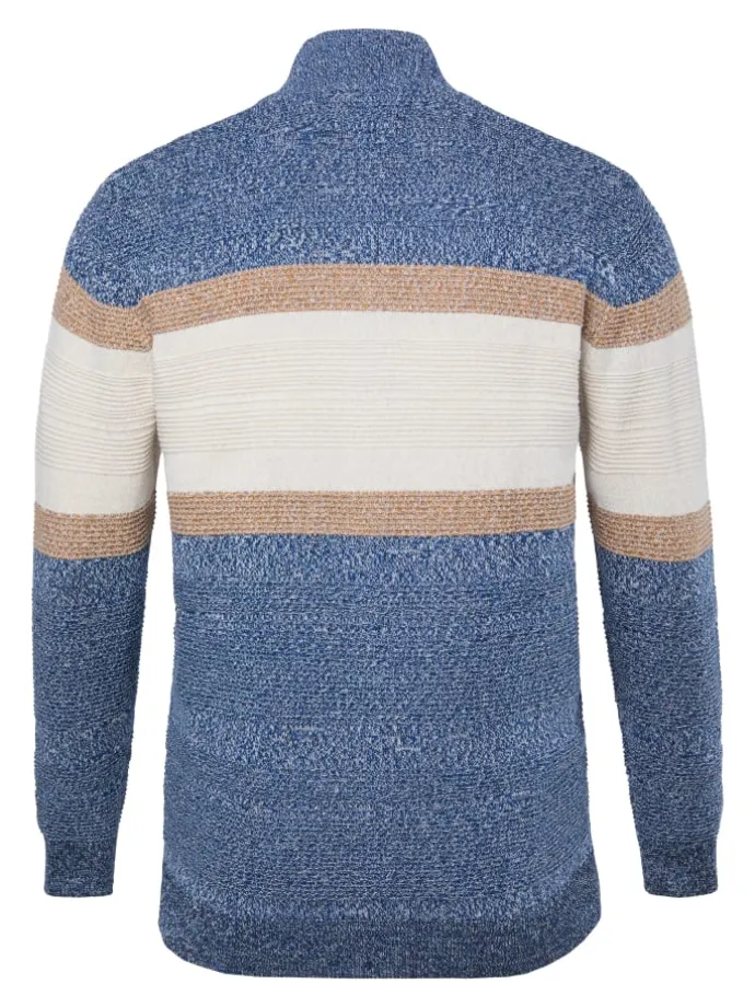 Strickjacke in navy blau