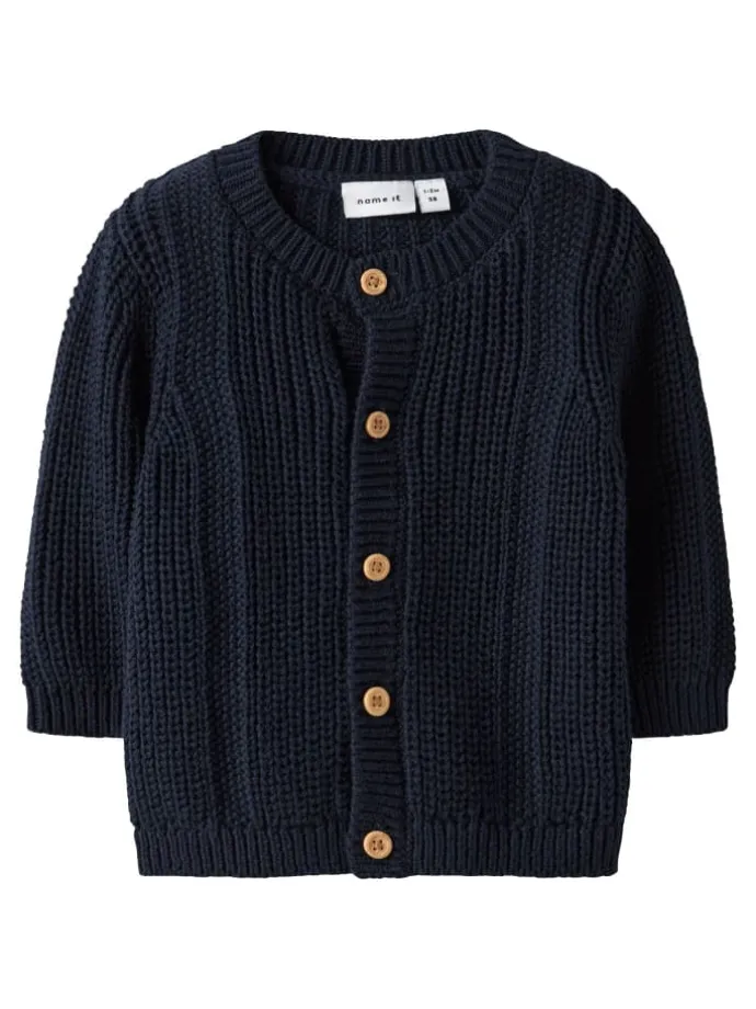 Strickjacke in Navy Blazer