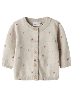 Strickjacke in Peyote Melange
