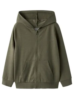Strickjacke in Winter Moss