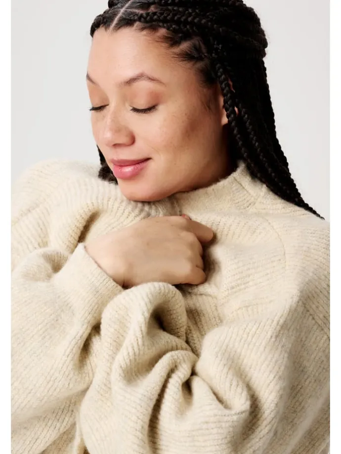 Strickjacke Kaavi in Whitecap Gray