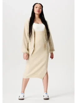 Strickjacke Kaavi in Whitecap Gray