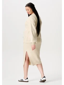 Strickjacke Kaavi in Whitecap Gray