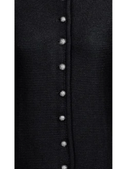 Strickjacke Langarm Anni in Schwarz