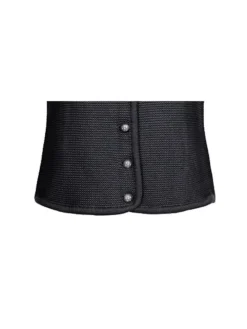Strickjacke Langarm Anni in Anthrazit