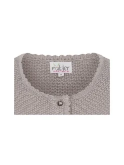 Strickjacke Langarm Yvonne in Silber