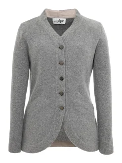 Strickjacke LISA11 in grau