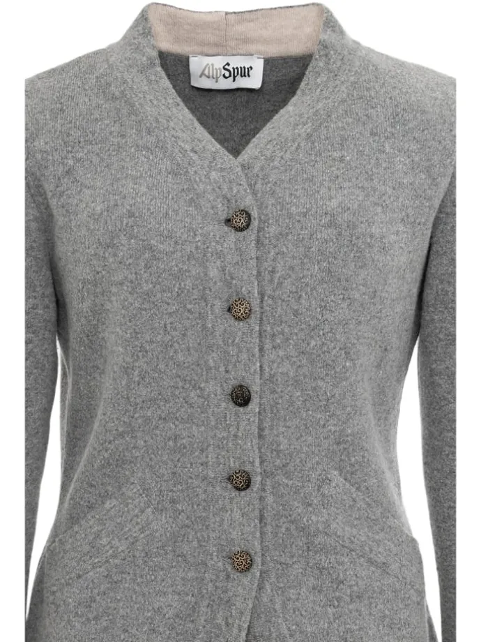 Strickjacke LISA11 in grau