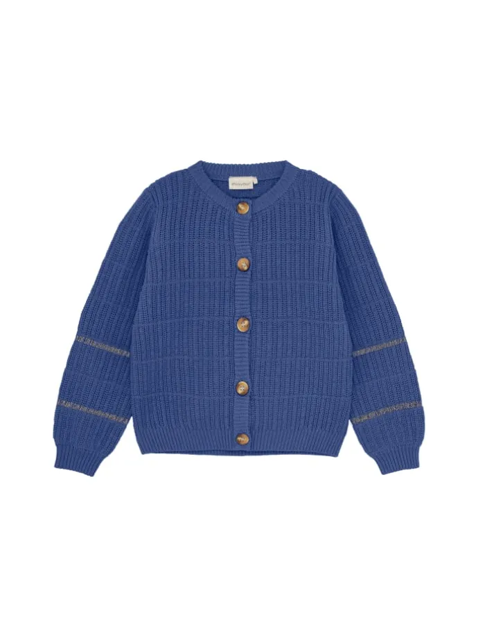 Strickjacke MICardigan Knit in Blau