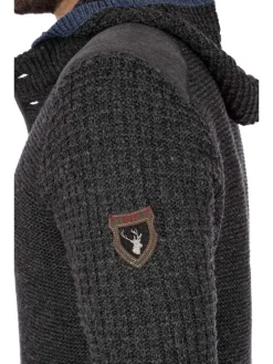 Strickjacke NABOR in dunkelgrau
