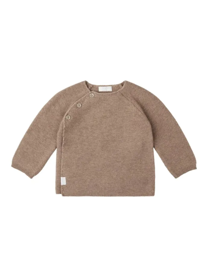 Strickjacke Pino in Taupe Melange
