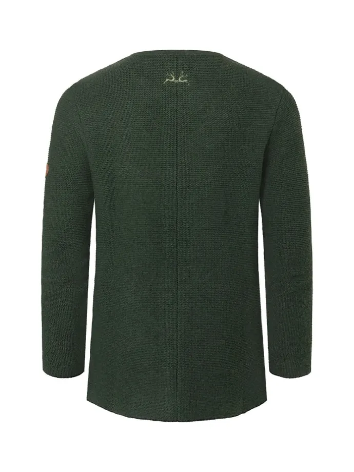 Strickjacke Roland K20 in Tannengrün