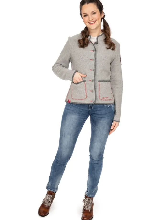 Strickjacke STANSKOGEL in grau