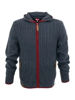 Strickjacke STEGERALM in denim