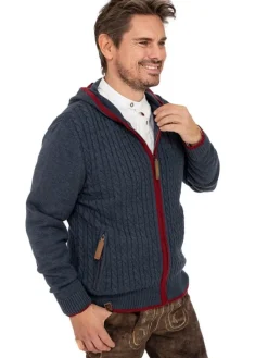 Strickjacke STEGERALM in denim