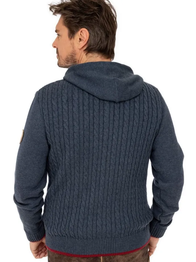 Strickjacke STEGERALM in denim