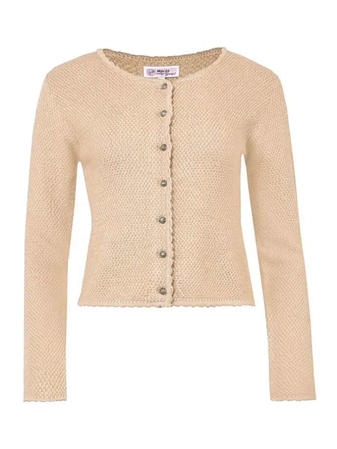 Strickjacke VILSECK in taupe